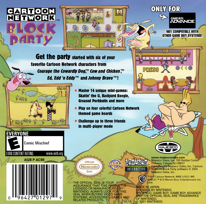 Cartoon Network Block Party — box-2D-back (US)