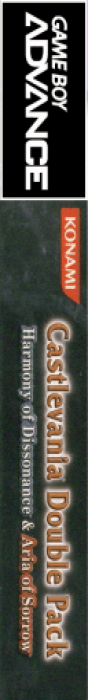 Castlevania Double Pack — box-2D-side (US)