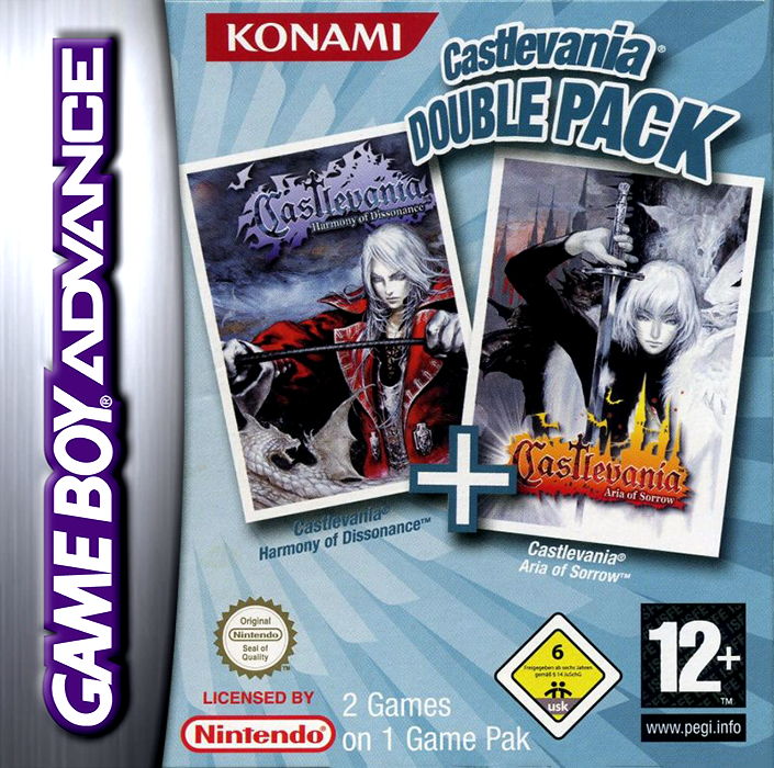 Castlevania Double Pack — box-2D (EU)