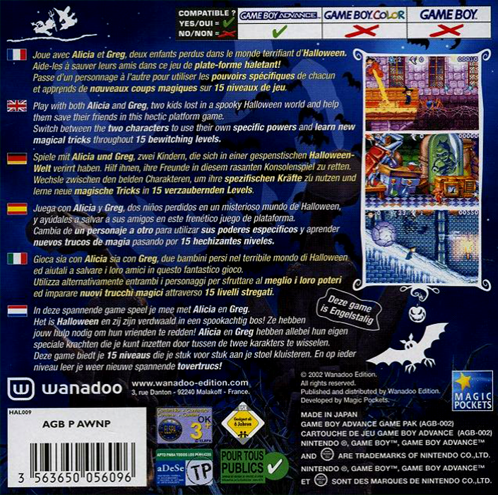Castleween — box-2D-back (EU)