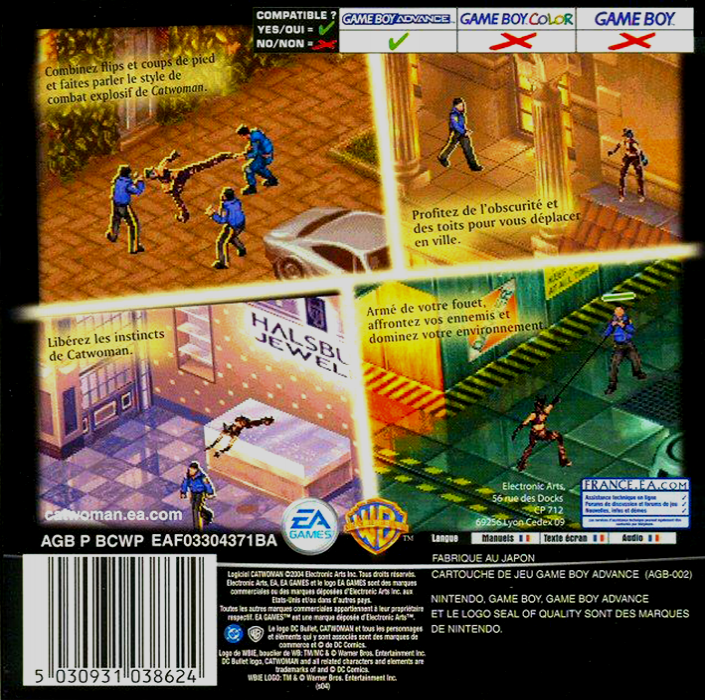 Catwoman — box-2D-back (FR)