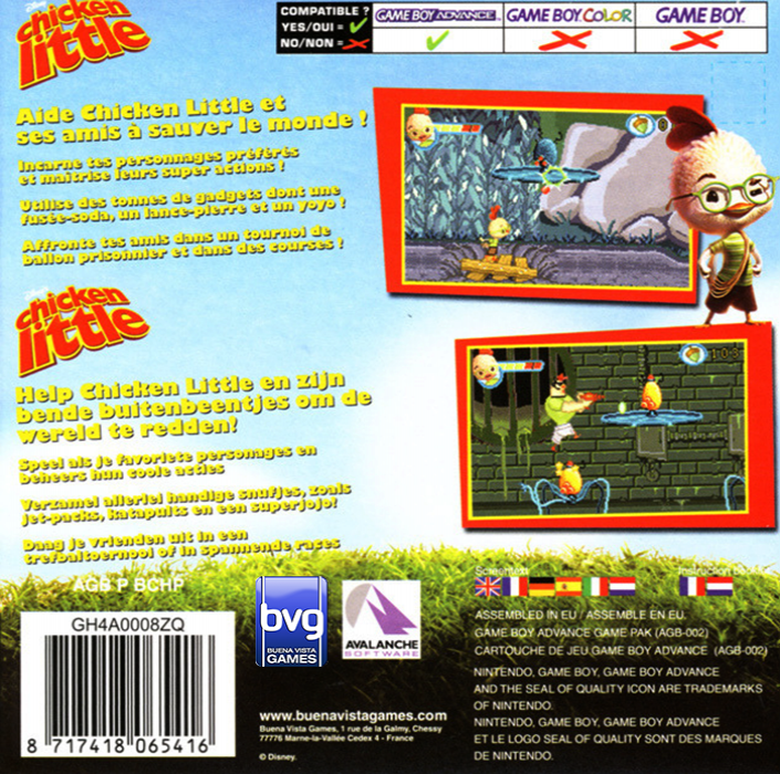 Chicken Little — box-2D-back (EU)