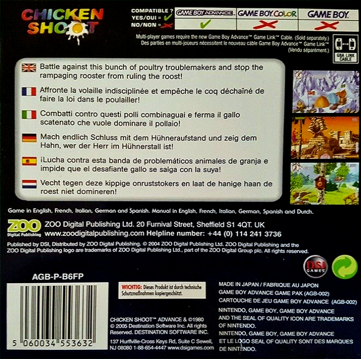Chicken Shoot — box-2D-back (EU)