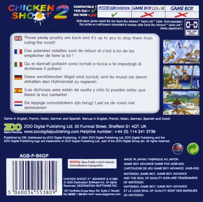 Chicken Shoot 2 — box-2D-back (EU)