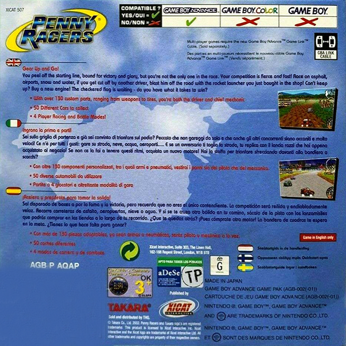 Penny Racers — box-2D-back (EU)