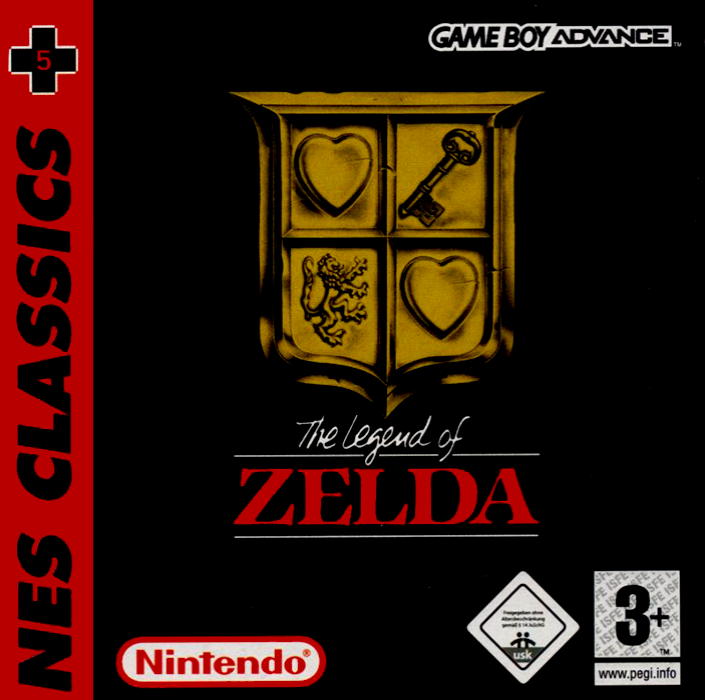 NES Classics - The Legend of Zelda — box-2D (EU)