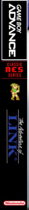 Nes Classics - Zelda 2 - The Adventure of Link — box-2D-side (US)