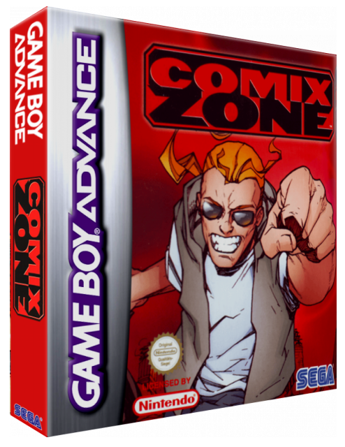 Comix Zone — box-3D (EU)