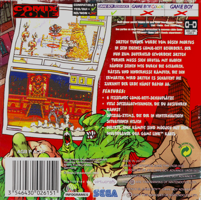 Comix Zone — box-2D-back (EU)