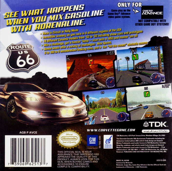 Corvette — box-2D-back (US)