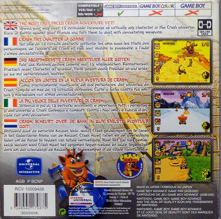 Crash Nitro Kart — box-2D-back (EU)
