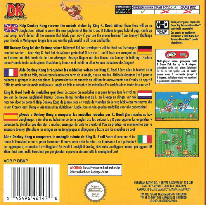 DK - King of Swing — box-2D-back (EU)