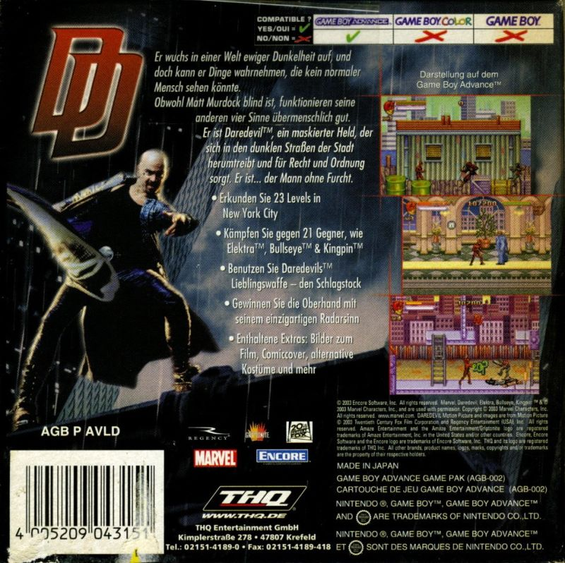 Daredevil — box-2D-back (DE)