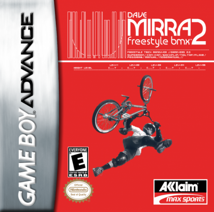 Dave Mirra Freestyle Bmx 2 box art