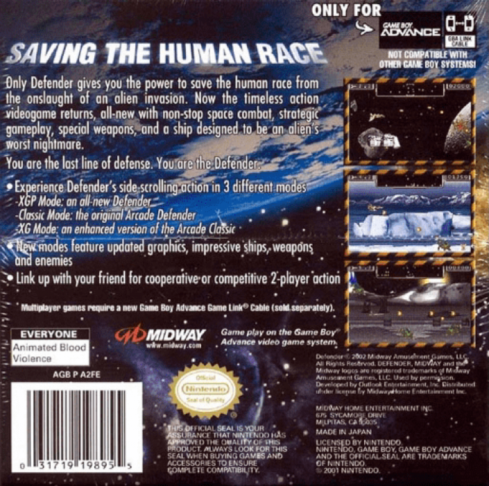 Defender - For All Mankind — box-2D-back (US)