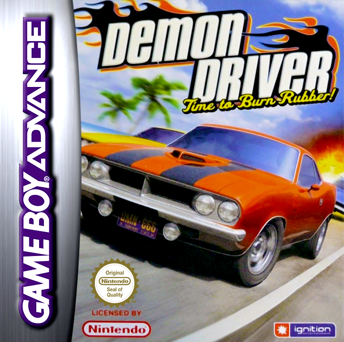 Demon Driver - Time To Burn Rubber! — box-2D (EU)