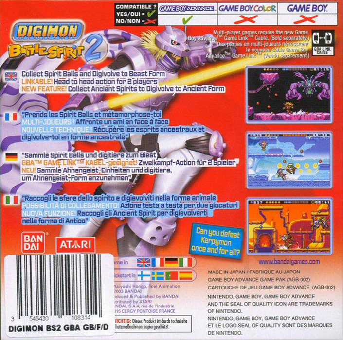 Digimon Battle Spirit 2 — box-2D-back (EU)