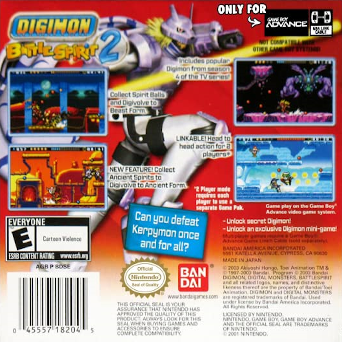 Digimon Battle Spirit 2 — box-2D-back (US)