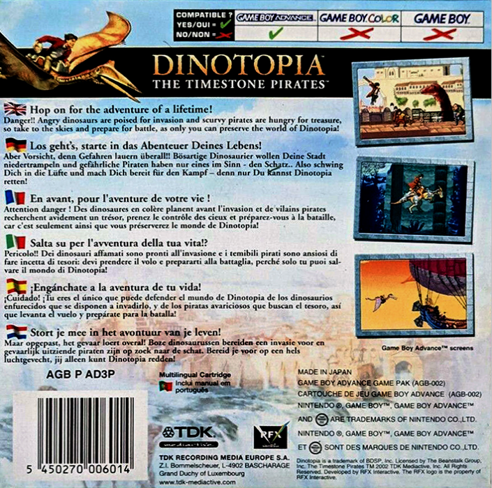 Dinotopia - The Timestone Pirates — box-2D-back (EU)