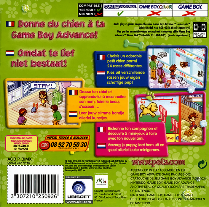Dogz 2 — box-2D-back (EU)