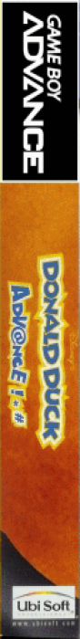Donald Duck Advance — box-2D-side (US)