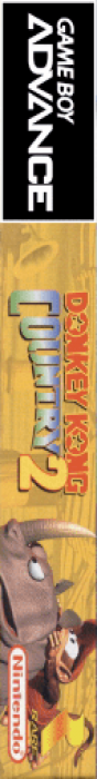 Donkey Kong Country 2 — box-2D-side (US)