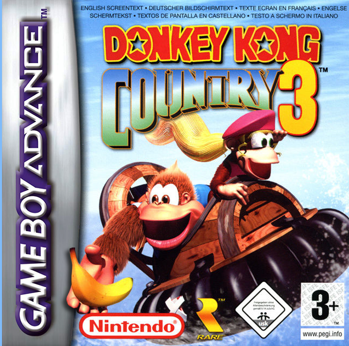 Donkey Kong Country 3 — box-2D (EU)