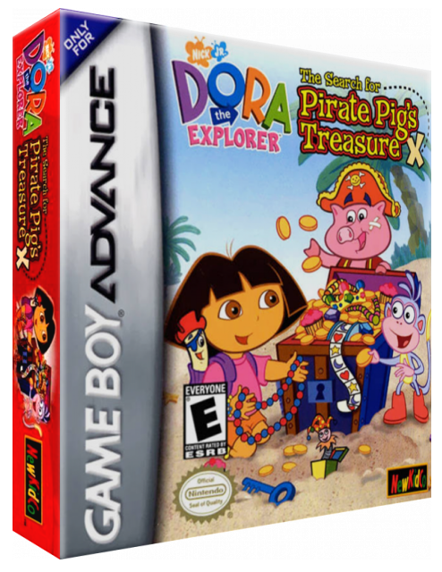 Dora The Explorer - The Search For The Pirate Pig's Treasure — box-3D (US)
