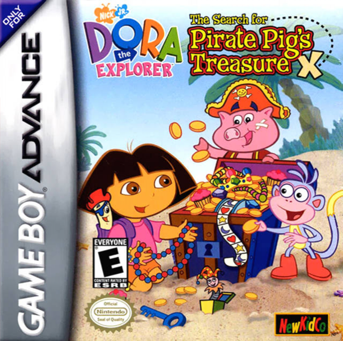 Dora The Explorer - The Search For The Pirate Pig's Treasure box art