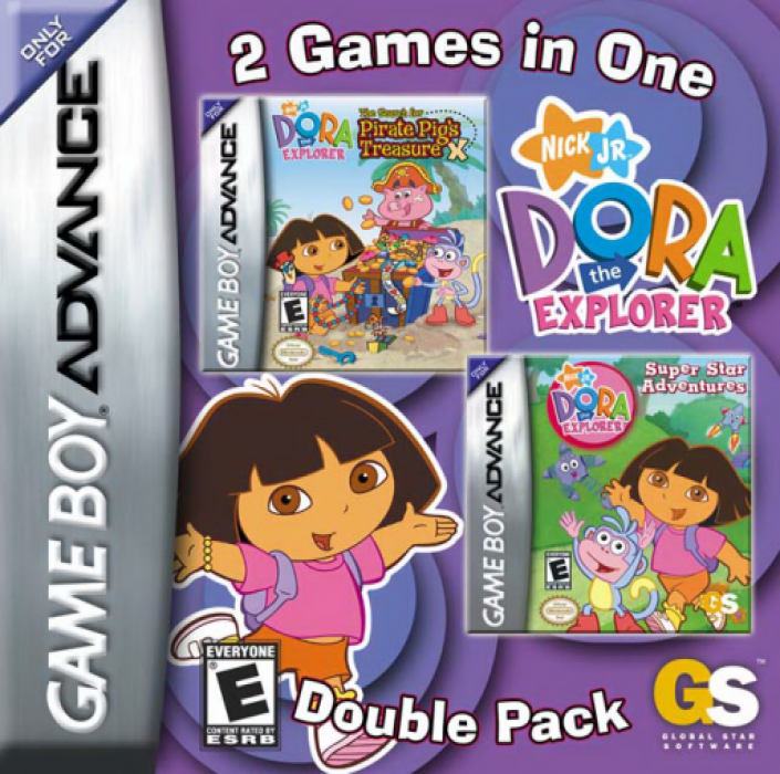 Dora The Explorer Double Pack box art