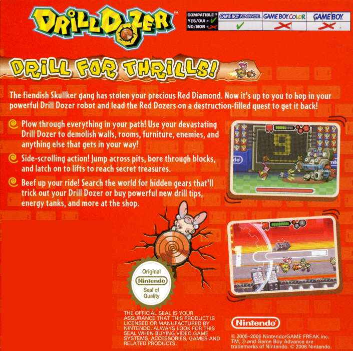 Drill Dozer — box-2D-back (EU)