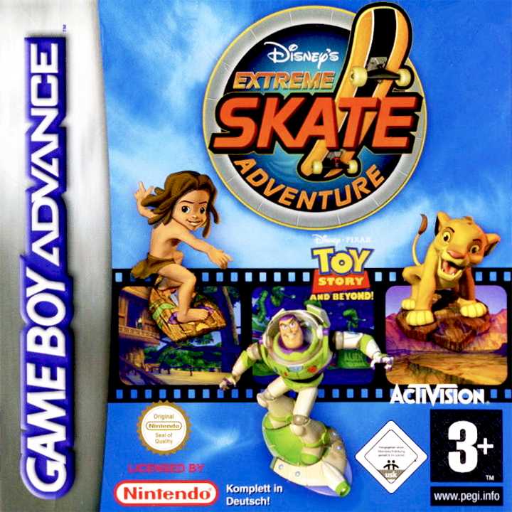 Disney's Extreme Skate Adventure — box-2D (EU)
