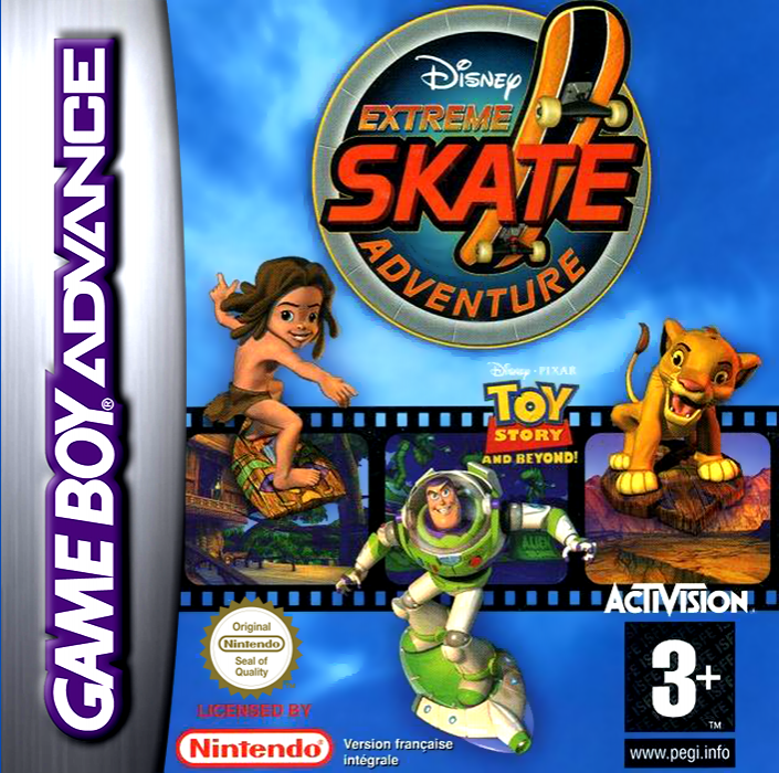 Disney's Extreme Skate Adventure — box-2D (FR)