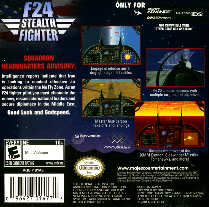 F24 Stealth Fighter — box-2D-back (US)