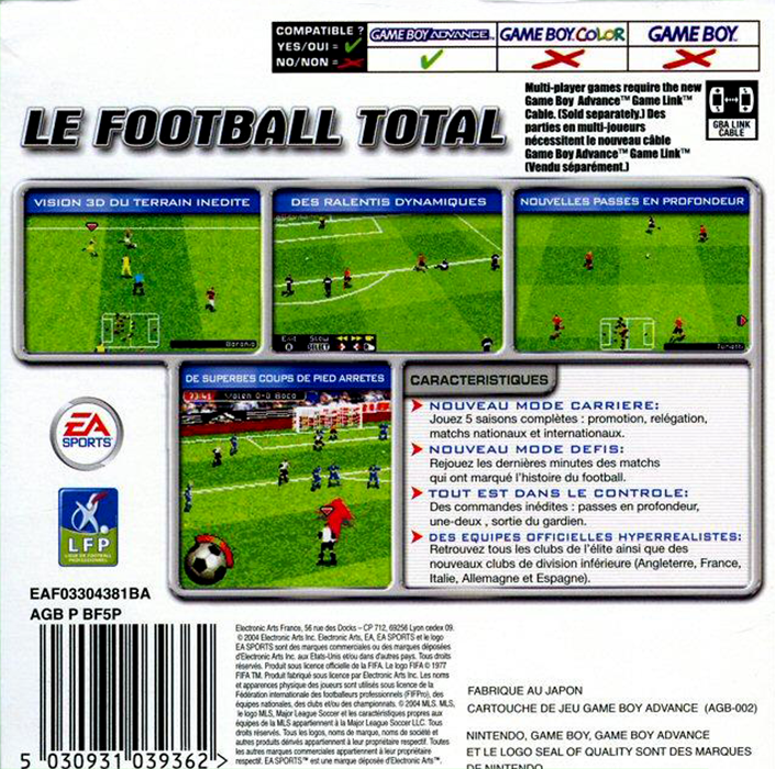 Fifa Football 2005 — box-2D-back (FR)