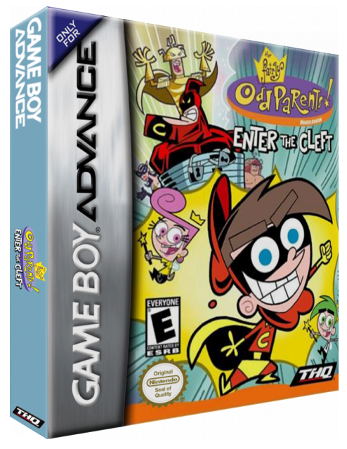 Fairly Oddparents!, The - Enter The Cleft — box-3D (US)
