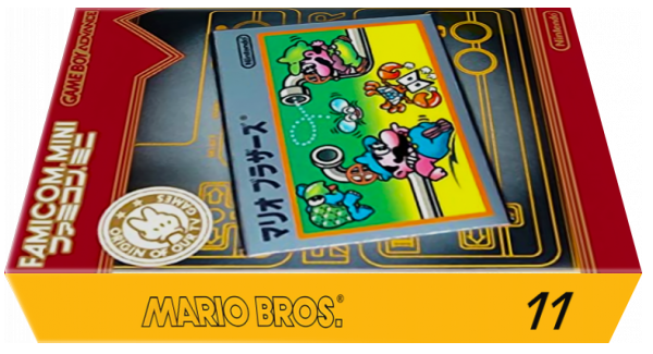 Famicom Mini 11 - Mario Bros. — box-3D (JP)