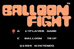 Famicom Mini 13 - Balloon Fight — sstitle (JP)
