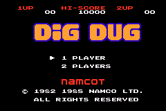Famicom Mini 16 - Dig Dug — sstitle (JP)