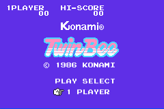 Famicom Mini 19 - Twin Bee — sstitle (JP)
