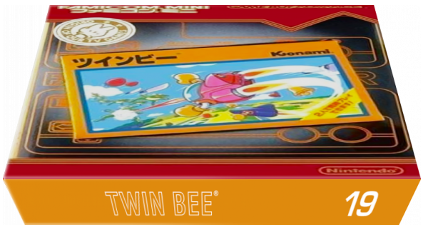 Famicom Mini 19 - Twin Bee — box-3D (JP)