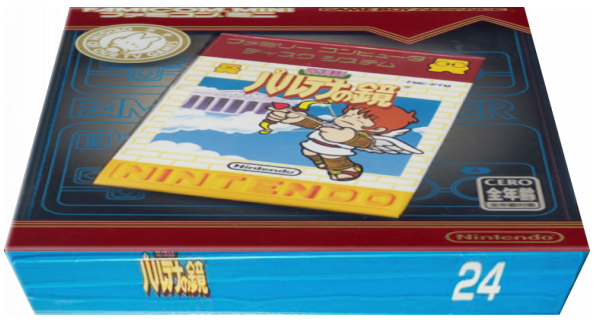 Famicom Mini 24 - Hikari Shinwa - Palthena No Kagami — box-3D (JP)