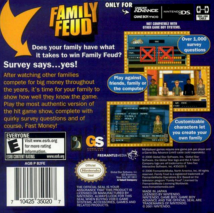 Family Feud — box-2D-back (US)