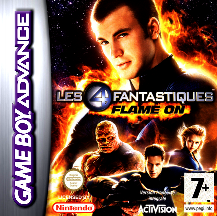 Fantastic 4 - Flame On — box-2D (FR)