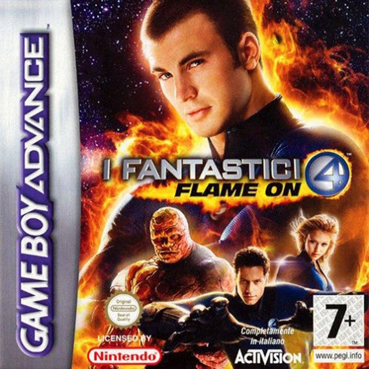 Fantastic 4 - Flame On — box-2D (IT)