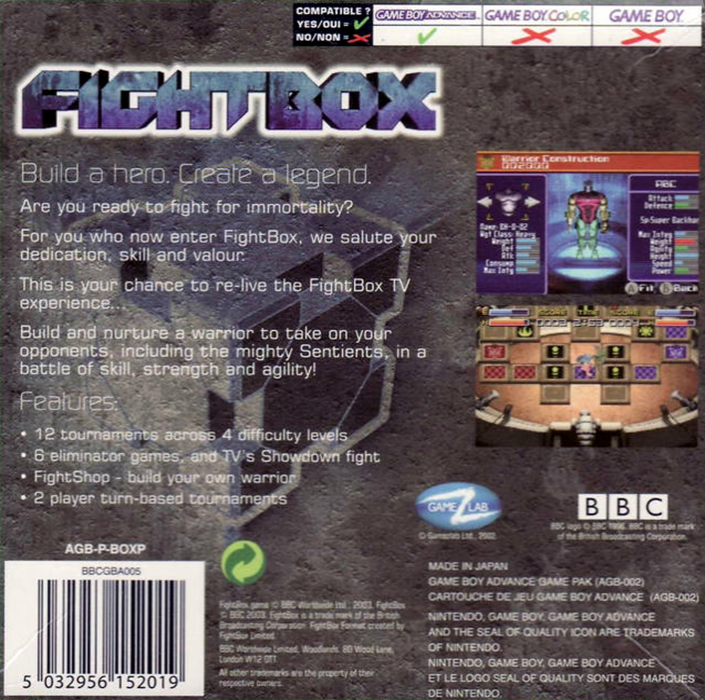 Fightbox — box-2D-back (EU)