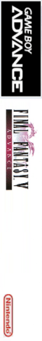 Final Fantasy V Advance — box-2D-side (US)