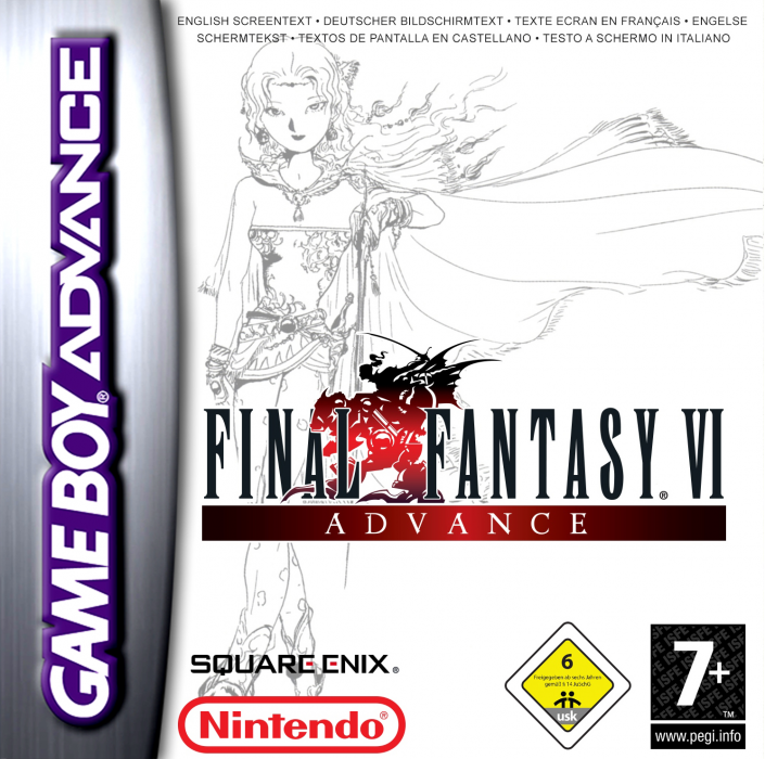 Final Fantasy 6 Advance — box-2D (EU)