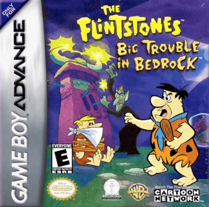 Flintstones - Big Trouble In Bedrock, The box art