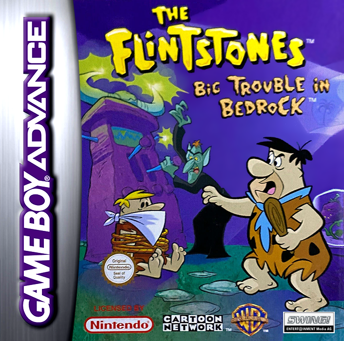 Flintstones - Big Trouble In Bedrock, The — box-2D (EU)